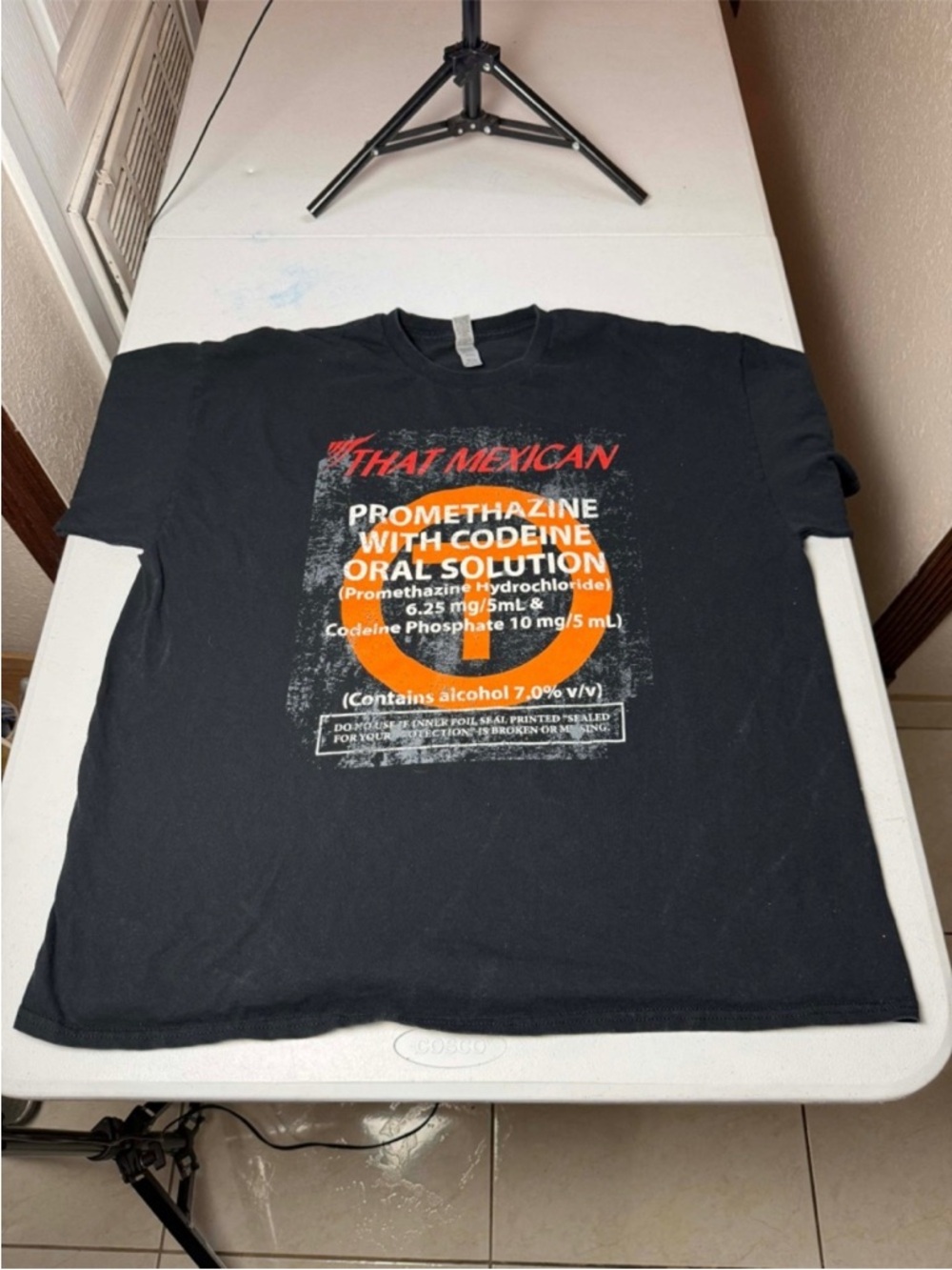 Used damaged That Mexican OT tour shirt Sz 2XL WITH A HOLE